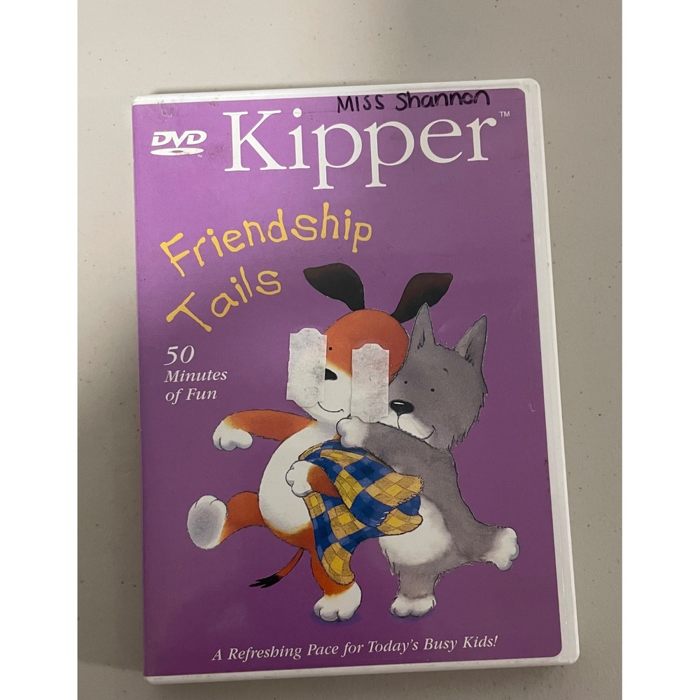 Kipper Friendship Tails DVD 2003 HIT Entertainment Mick Inkpen Kids 50 Minutes